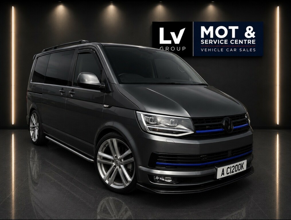 Volkswagen Transporter 2.0 Bitdi T32 Bluemotion Tech Highline 2018 Grey