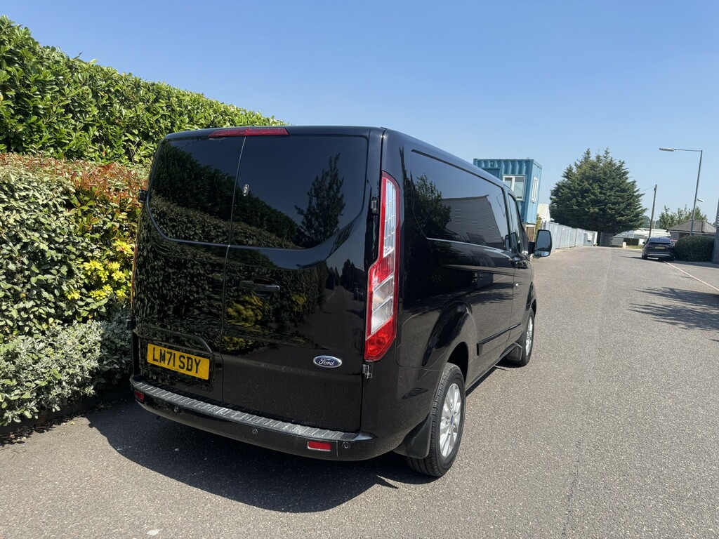 Ford Transit Custom 2.0 Transit Custom Limited Van 280 L1 2.0L Ecoblue LM71SDY Black #4