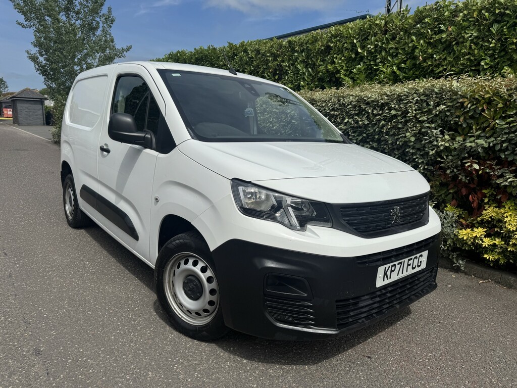 Peugeot Partner 1.5 Bluehdi 1000 S Premium 2022 KP71FCG White #2