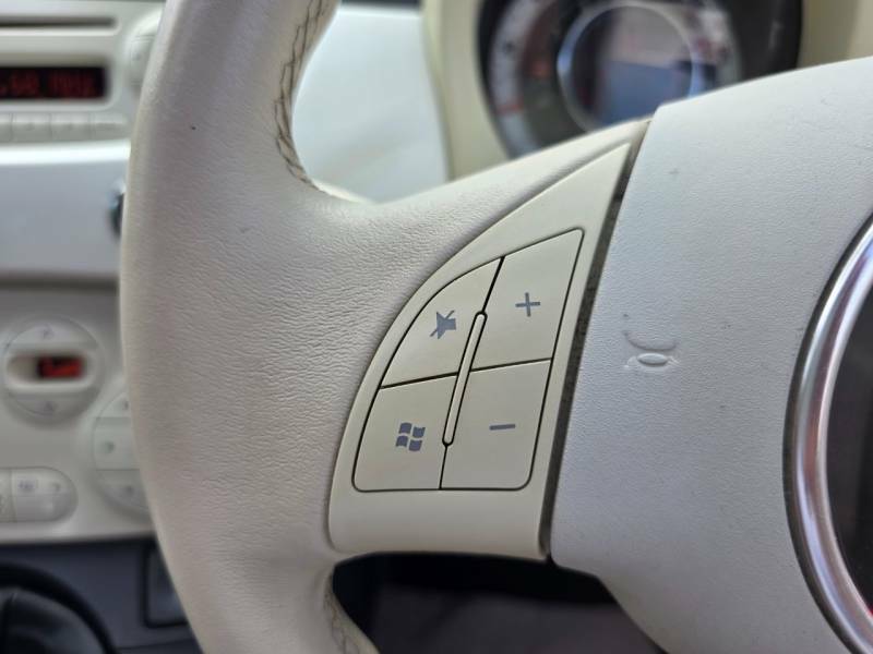 Fiat 500 Hatchback White #23
