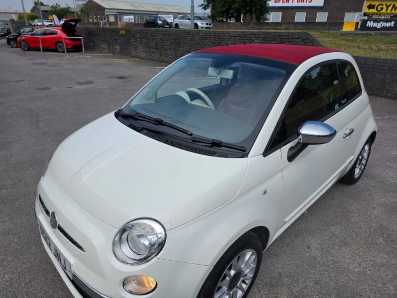 Fiat 500 Hatchback White #11