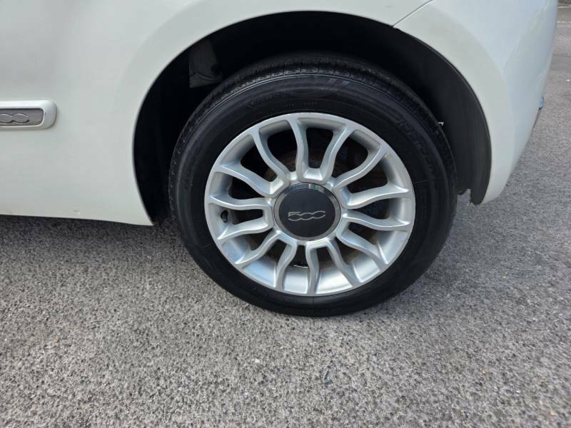 Fiat 500 Hatchback White #28