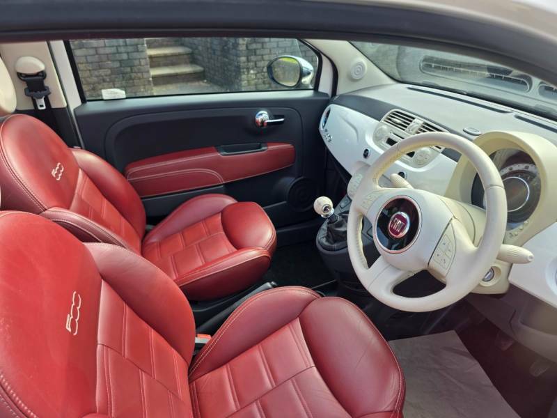 Fiat 500 Hatchback White #15