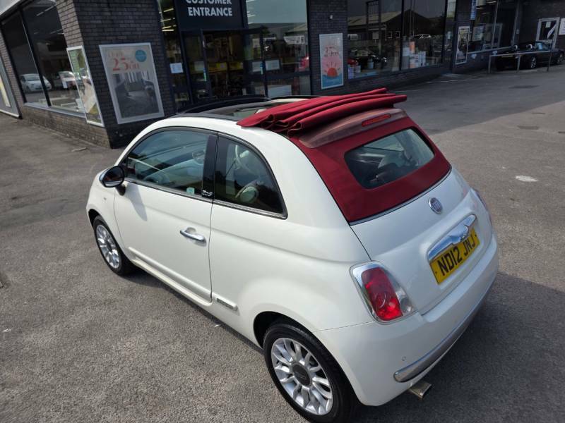 Fiat 500 Hatchback White #9