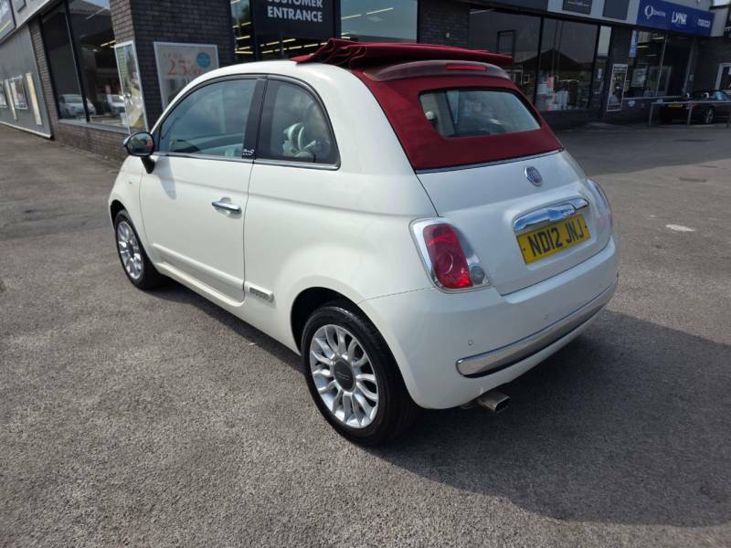 Fiat 500 Hatchback White #8