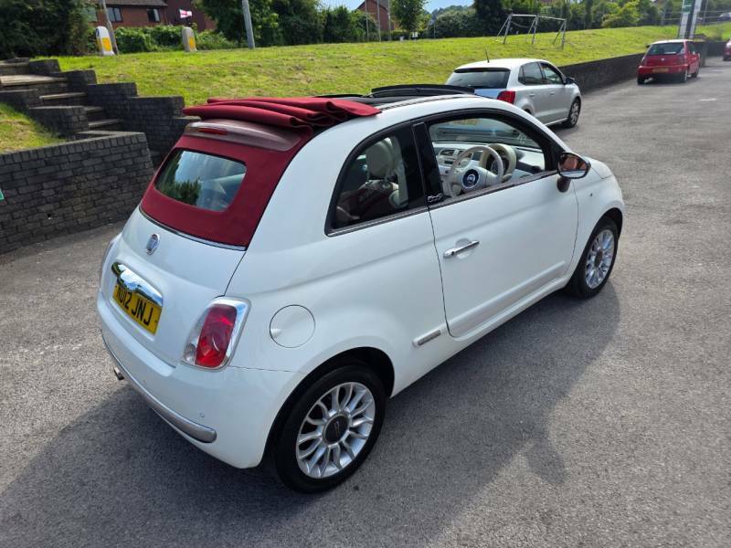 Fiat 500 Hatchback White #7