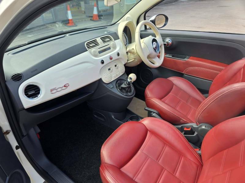 Fiat 500 Hatchback White #18