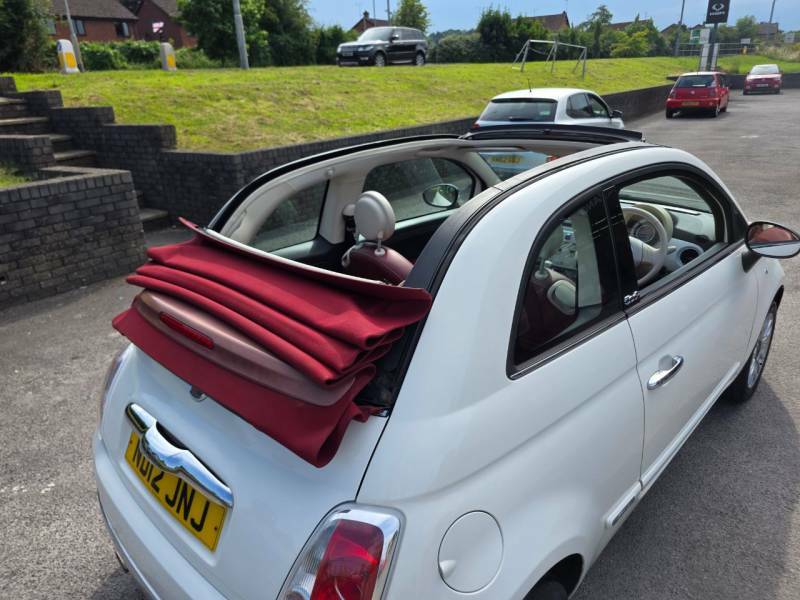 Fiat 500 Hatchback White #10