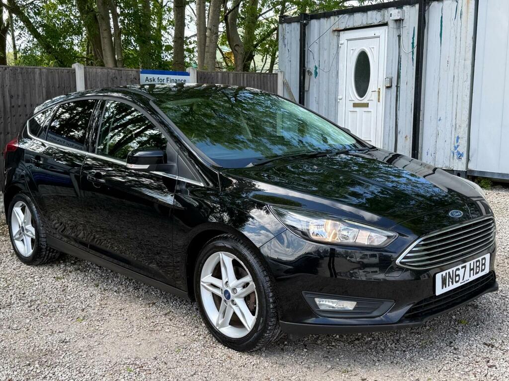 Ford Focus Hatchback 1.0T Ecoboost Zetec Edition Euro 6 Ss WN67HBB Black #4