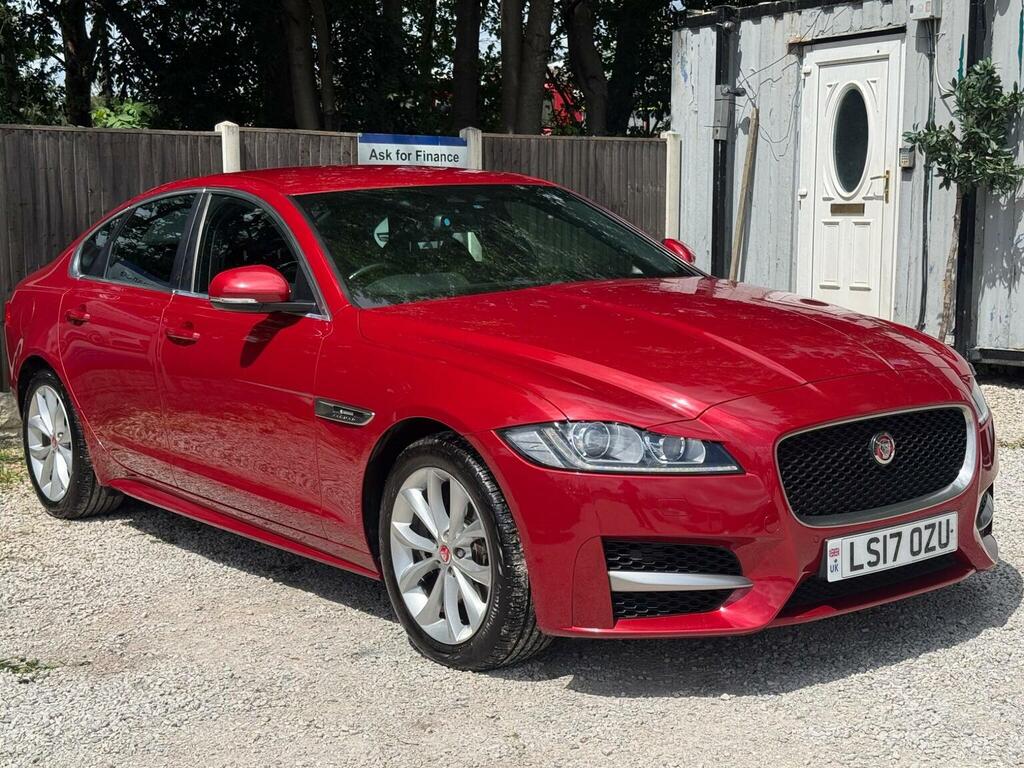 Jaguar XF Saloon 2.0D R-sport Euro 6 Ss 201717 LS17OZU Red #4
