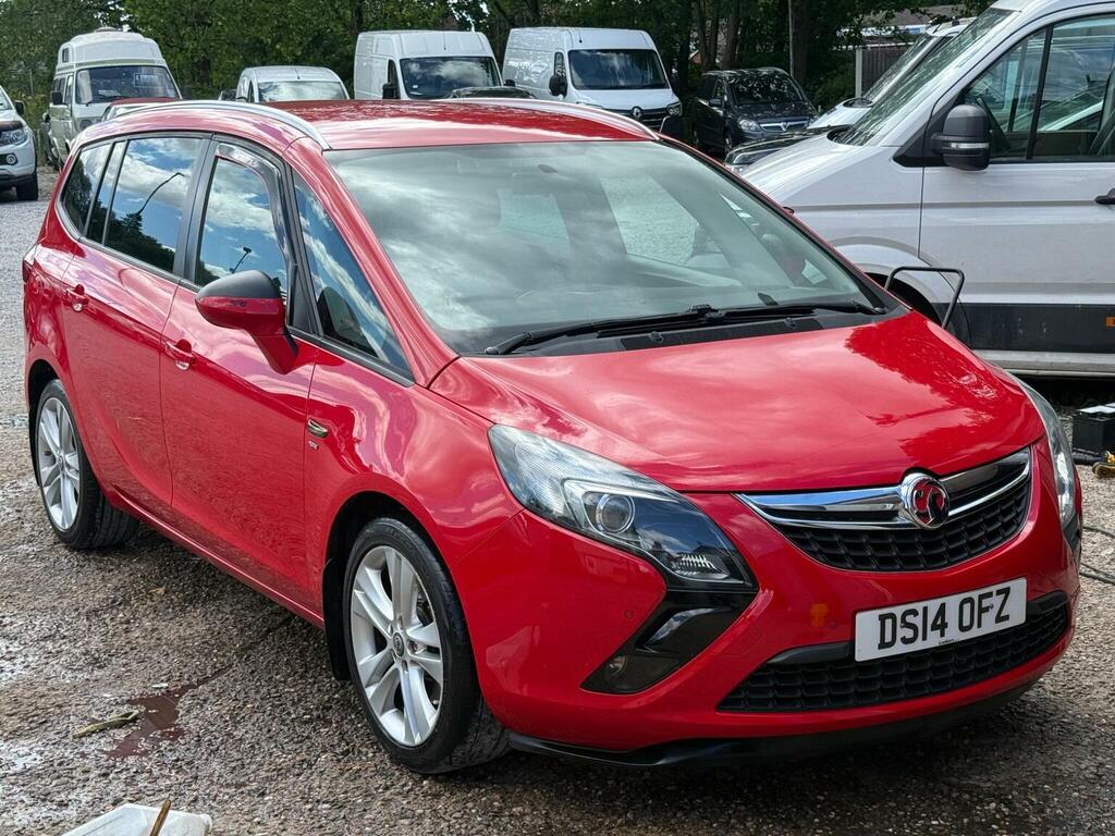Vauxhall Zafira Tourer Mpv 2.0 Cdti Sri Euro 5 201414 Red