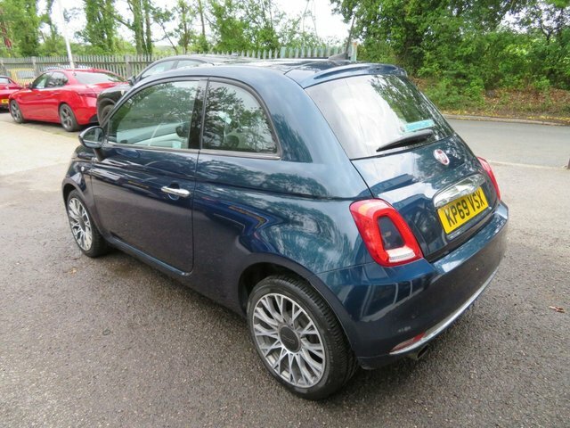Fiat 500 2019 1.2 Star Hatchback Dualogic Euro 6 KP69VSX Blue #6