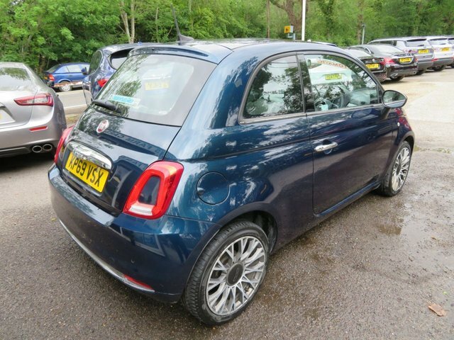 Fiat 500 2019 1.2 Star Hatchback Dualogic Euro 6 KP69VSX Blue #4