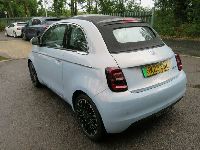 Fiat 500E C 2023 42Kwh La Prima Convertible Blue #5