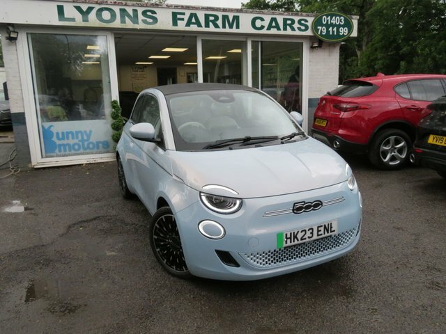 Fiat 500E C 2023 42Kwh La Prima Convertible Blue