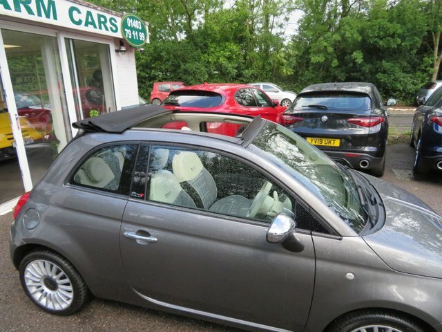 Fiat 500C 2018 1.2 Lounge Convertible Dualogic Eu HF68FHM Grey #4