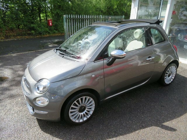 Fiat 500C 2018 1.2 Lounge Convertible Dualogic Eu HF68FHM Grey #6