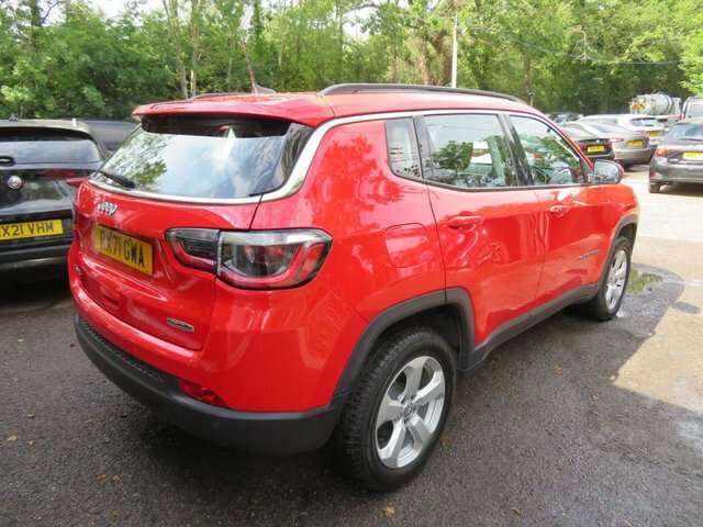 Jeep Compass 2021 1.4T Multiairii Longitude Suv Red #3