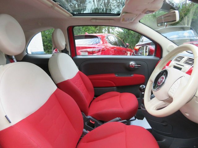 Fiat 500 2013 1.2 Lounge Hatchback Euro 6 Red #2
