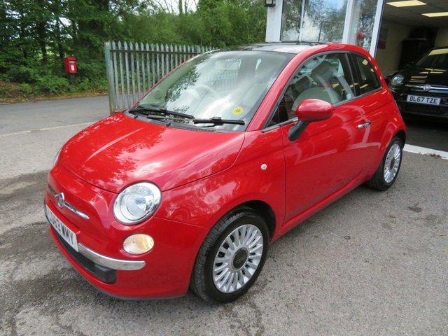 Fiat 500 2013 1.2 Lounge Hatchback Euro 6 Red #4