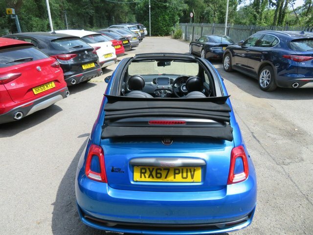 Fiat 500C 2017 1.2 S Convertible Euro 6 S Blue #6
