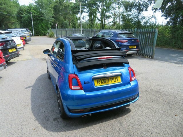Fiat 500C 2017 1.2 S Convertible Euro 6 S Blue #5