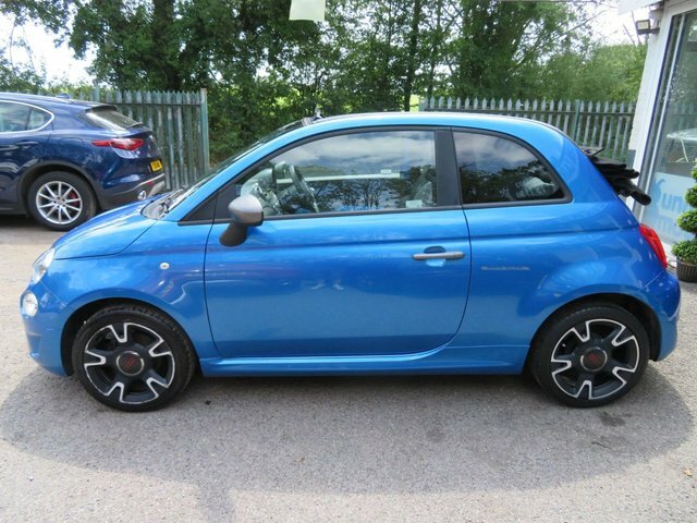 Fiat 500C 2017 1.2 S Convertible Euro 6 S Blue #4