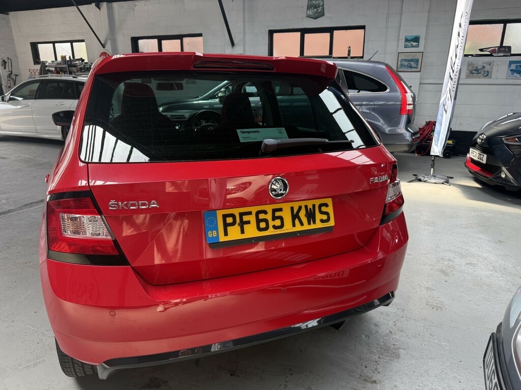 Skoda Fabia 1.2 Tsi Monte Carlo 201565 Red #5