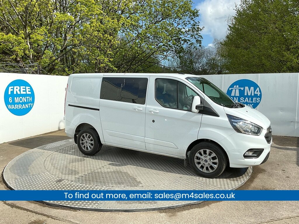 Ford Transit Custom Crew Van 320 Ecoblue Limited Swb Euro 6 U7950 Ul HN72LUD White #2