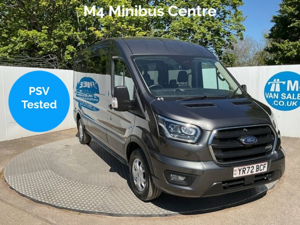 Ford Transit Custom 410 Ecoblue Limited 15 Seater U7953 Ulez YR72BCF