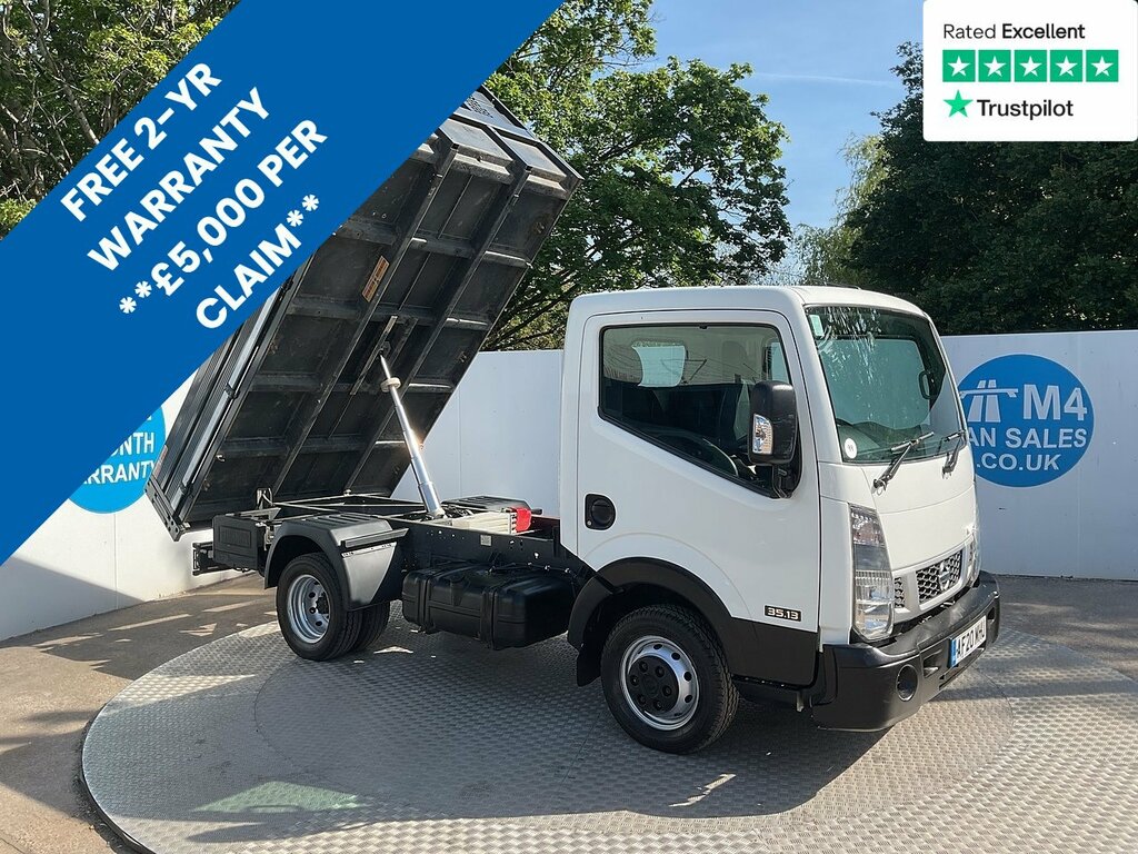 Nissan NT400 Cabstar Dci 35.13 Tipper Swb Euro 6 L10ft 6 U80 White