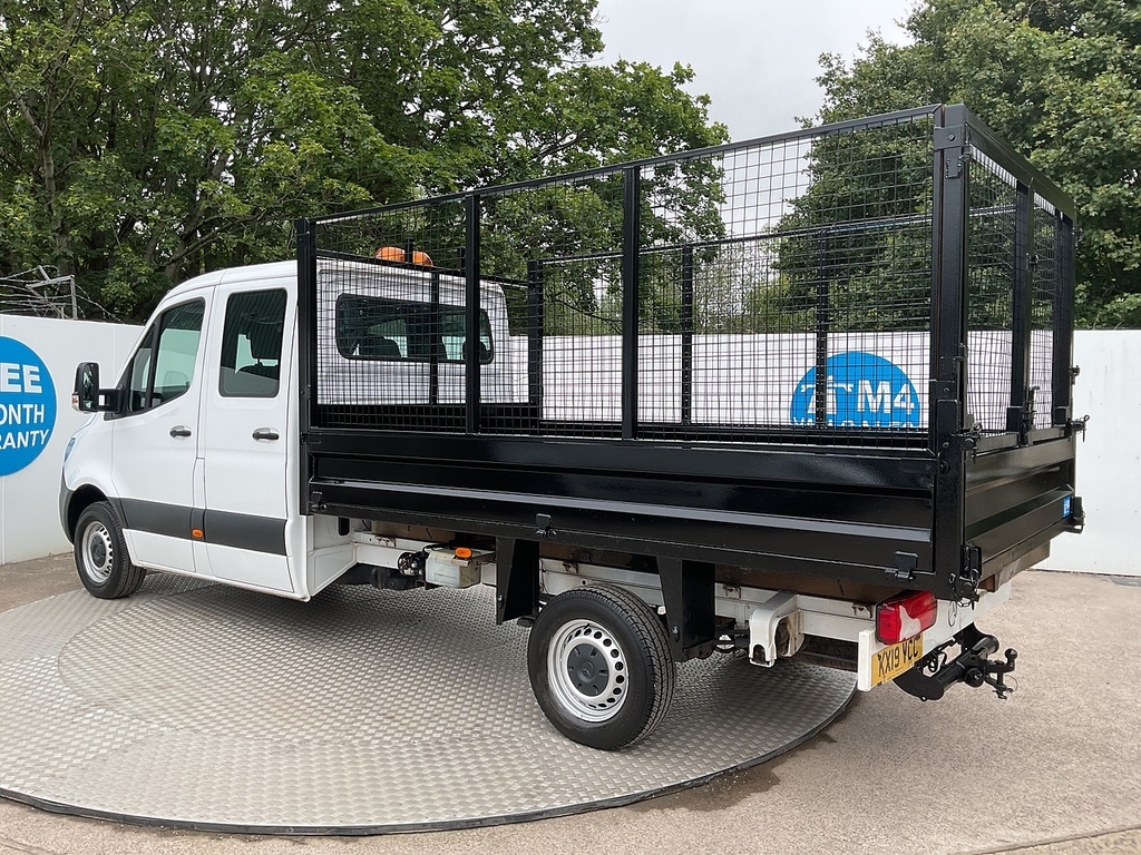 Mercedes-Benz Sprinter 314 Cdi Lwb C C Caged Tipper Trend Euro 6 L11ft 6 White #4