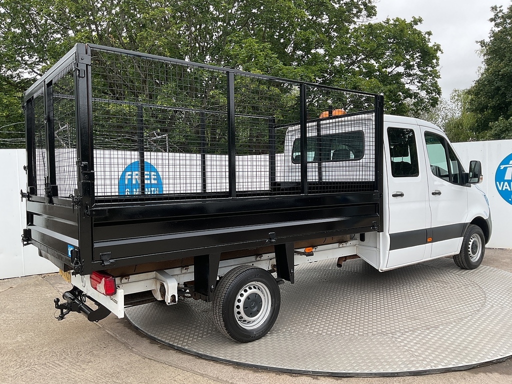 Mercedes-Benz Sprinter 314 Cdi Lwb C C Caged Tipper Trend Euro 6 L11ft 6 White #3