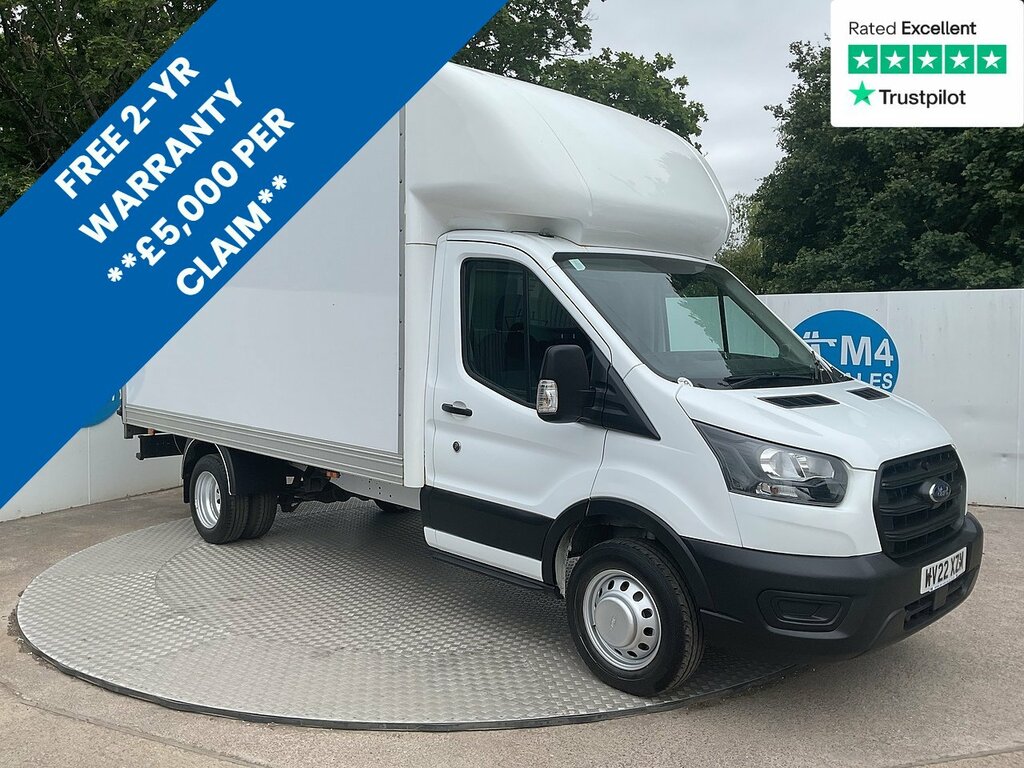 Ford Transit Custom 350 Ecoblue Leader Luton Lwb Tail Lift Euro 6 L13 WV22XZM White