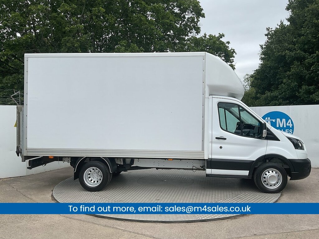 Ford Transit Custom 350 Ecoblue Leader Luton Lwb Tail Lift Euro 6 L13 WV22XZM White #2