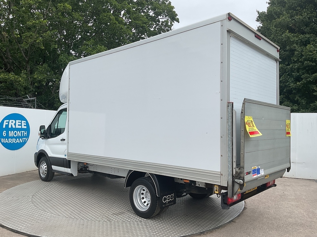 Ford Transit Custom 350 Ecoblue Leader Luton Lwb Tail Lift Euro 6 L13 WV22XZM White #4