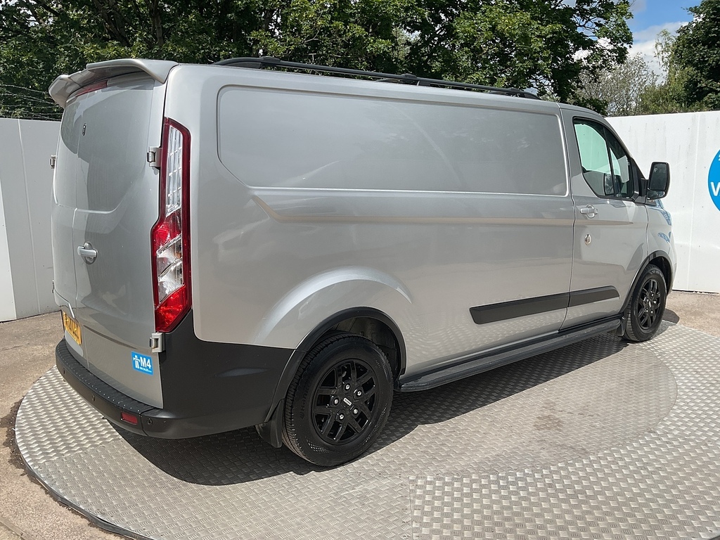 Ford Transit Custom 300 Ecoblue Trail Lwb Euro 6 U8091 Ulez WT21LLC Silver #3