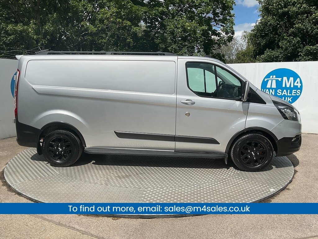 Ford Transit Custom 300 Ecoblue Trail Lwb Euro 6 U8091 Ulez WT21LLC Silver #2