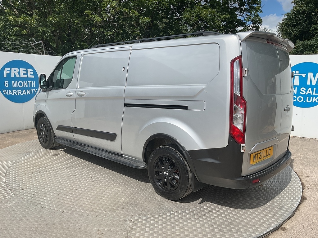 Ford Transit Custom 300 Ecoblue Trail Lwb Euro 6 U8091 Ulez WT21LLC Silver #5