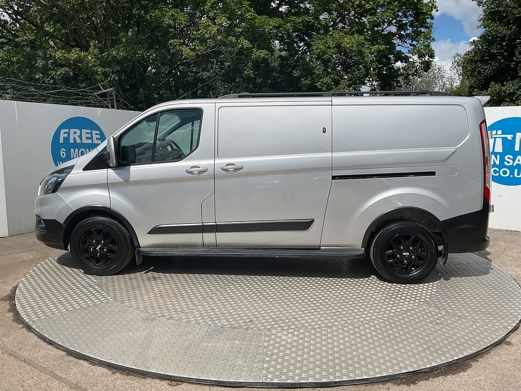 Ford Transit Custom 300 Ecoblue Trail Lwb Euro 6 U8091 Ulez WT21LLC Silver #6