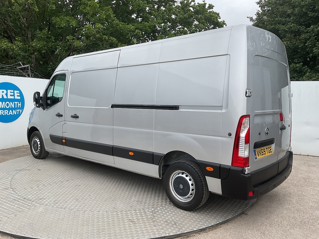 Vauxhall Movano Cdti 3500 Lwb M R Euro 6 A C U8114 Ulez Silver #4