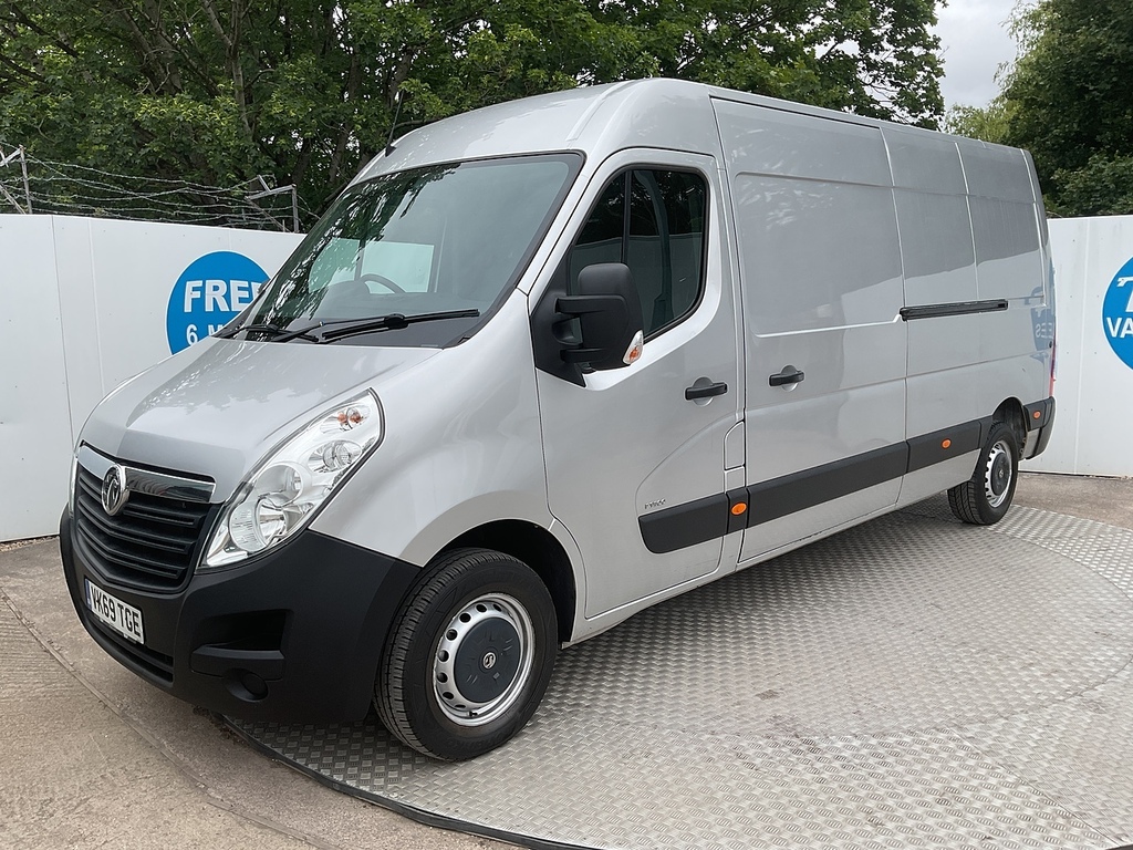 Vauxhall Movano Cdti 3500 Lwb M R Euro 6 A C U8114 Ulez Silver #6