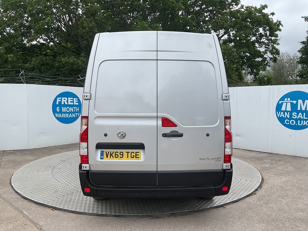 Vauxhall Movano Cdti 3500 Lwb M R Euro 6 A C U8114 Ulez Silver #3