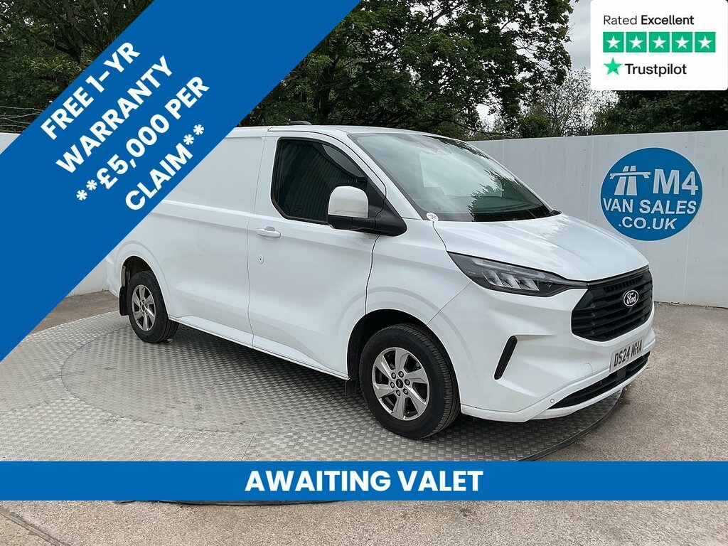 Ford Transit Custom 280 Ecoblue Limited Swb L R A C Euro 6 U8115 Ule White