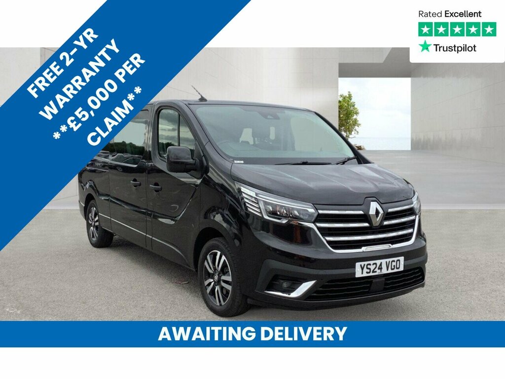 Renault Trafic Dci Blue Ll30 Extra Sport Lwb Crewcab Euro 6 U812 Black