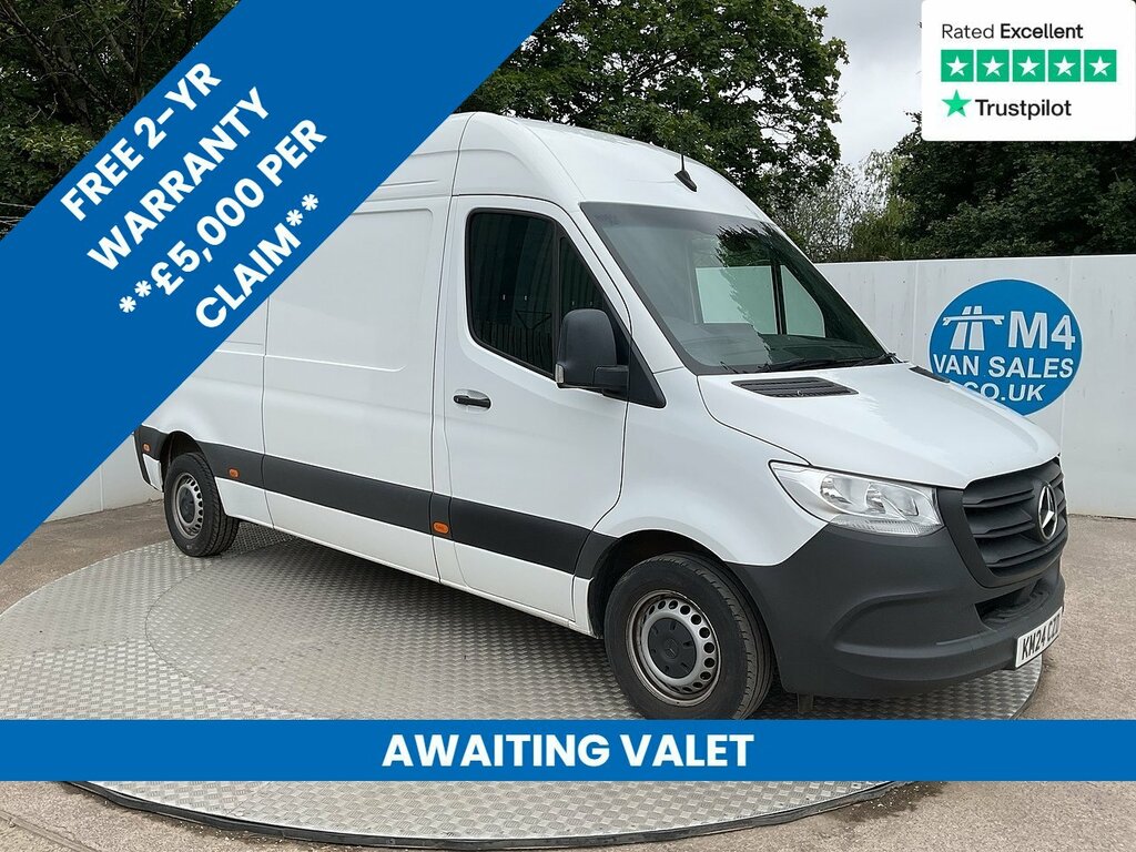 Mercedes-Benz Sprinter 315 Cdi Premium Mwb H R A C Euro 6 U8133 Ulez White
