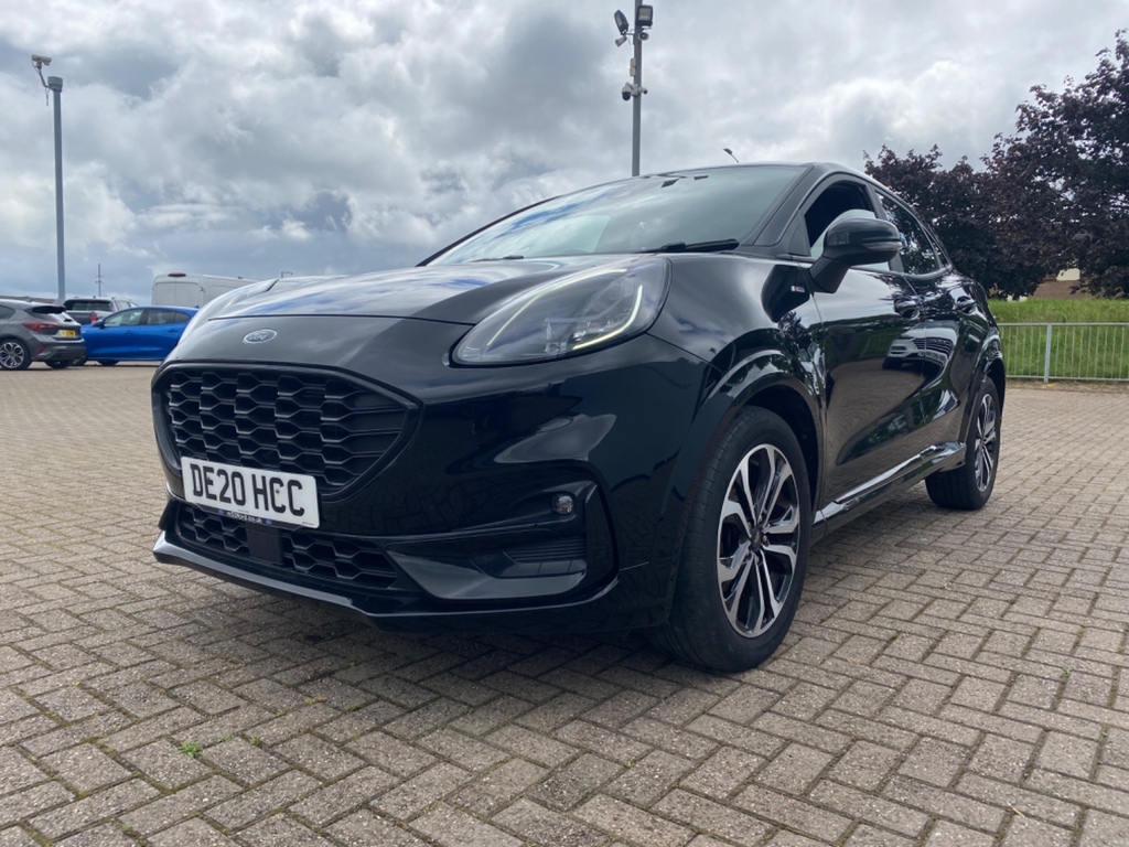 Ford Puma 1.0 Ecoboost Hybrid Mhev St-line DE20HCC Black #2