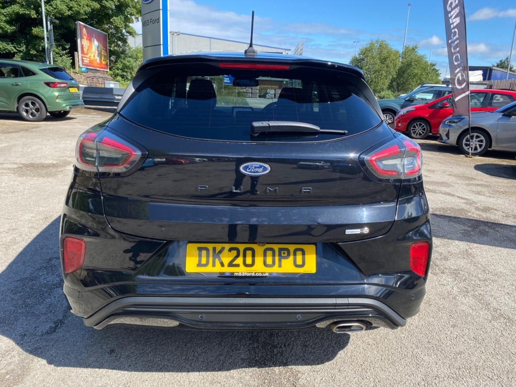 Ford Puma 1.0 Ecoboost Hybrid Mhev St-line DK20OPO Black #3