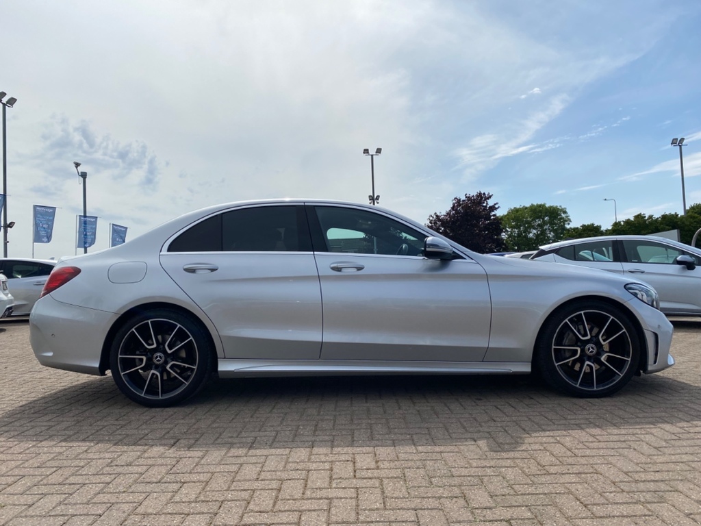 Mercedes-Benz C Class 220 Amg Line Premium D Silver #6