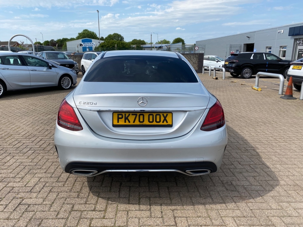 Mercedes-Benz C Class 220 Amg Line Premium D Silver #3